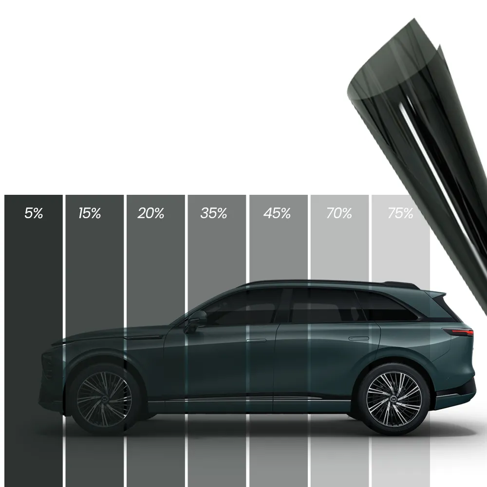 laminated pet car window film roll